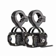 Đèn trợ sáng W2 mẫu C5 sáng trắng vàng 48v gắn xe máy xe điện