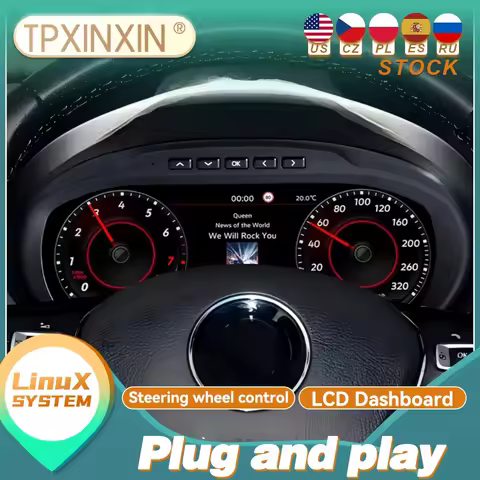 For Volkswagen Polo 2012~2018 Carplay Digital Dashboard Instrument Display Speedometer Virtual LCD M
