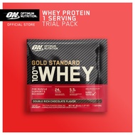 Optimum Nutrition Gold Standard 100% Whey Protein, Sachet | Double Rich Chocolate | Vanilla Ice Crea