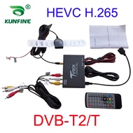 Auto Car TV Signal Box DVB-T/T2 Car Mobile Digital TV Box Receiver HEVC H.265 TV Tuner Box Germany E
