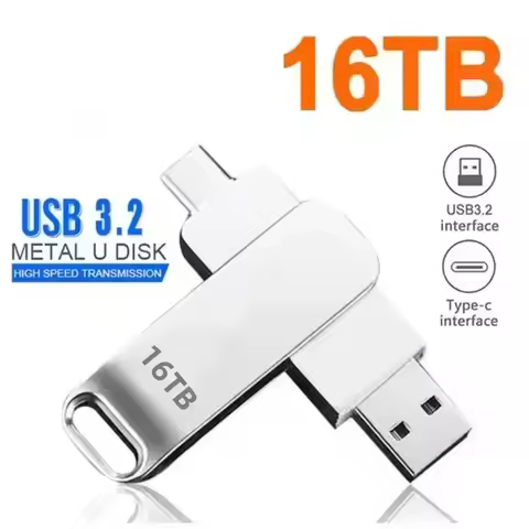 Xiaomi 16TB USB Flash Drive Memory USB 3.2 Type-C 2-In-1 8TB 4TB OTG Pendrive 2TB High Speed Flash D