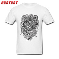 Fashion T-shirt Print Men Tshirt Indonesia Batik Bear Tees 2018 Summer Black White Tops Cotton Fabri