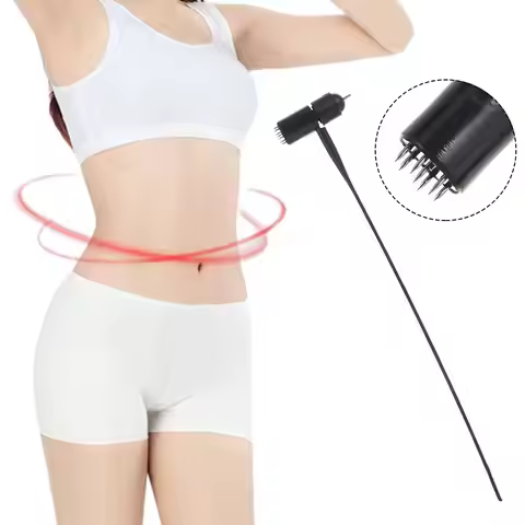 Plastic 7 Star Needle Single Head Double Head 7 Star Plum Blossom Hammer Portable Plum Blossom Shape