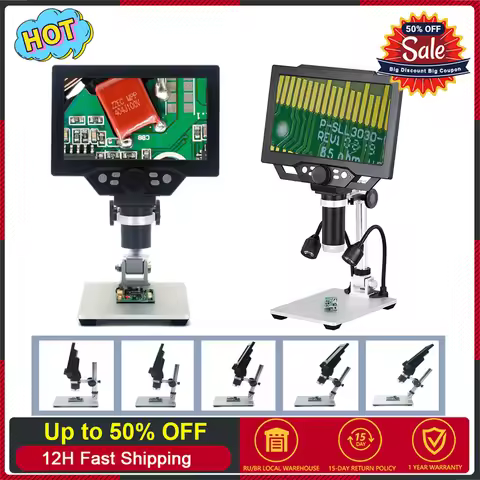 G1600 1600X 9" G1200 1200X 7" Digital Microscope Camera Video Electronic Microscopes Digital Microsc