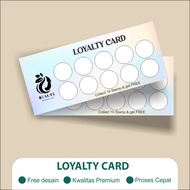 LOYALTY CARD STAMP CARD/