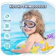 Gogal Renang Budak/Kids Swimming Goggles – Anti-Fog HD Waterproof Large Frame Swim Goggles with Adju