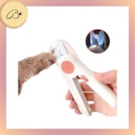 BUBUPET Pet Nail Grooming Pet Nail Cutter with LED Light Cat Nail Clipper Dog Nail Trimmer Pemotong 