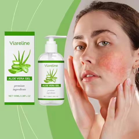 Aloe Vera Moisturizing Gel Remove Acne Relieve Sunburn Sooth Redness Brighten Facial Hydrating Rejuv
