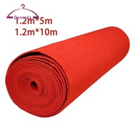 [deevoka] Red Carpet Aisle Runner 1.2M Wide Durable Portable Red Aisle Runner Wedding Carpet for Par