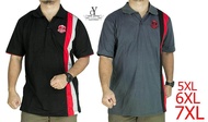 CY 342  MAN CASUAL POLO COLAR SHIRT BIG SIZE PLUS 5XL 6XL 7XL