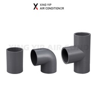 PVC Grey Pipe Fitting / PVC Pipe Socket / Elbow / Tee (15mm, 20mm, 25mm)