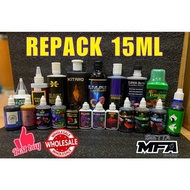 (REPACK 15ML) XSERIES BLACK WATER  ( GROOM UR FISH)