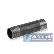 Pipe Nipple Carbon Steel Nipple Pipe 1 1 1/ 2" Length 10 Cm ORIGINAL ORI