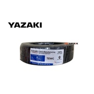 Yazaki Cable 6mm² Single Core Wire ( 7/ 1.04mm ) PVC Insulated Kable 100% Pure Copper [ Sirim ]
