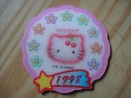 【靖】＊7-11ELEVEN＊"HELLO KITTY30週年"(1998)3D磁鐵