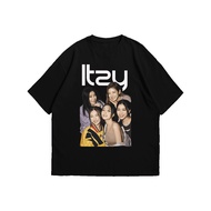 Itzy T-shirt K-pop x Blur Cotton Combed Unisex T-shirt