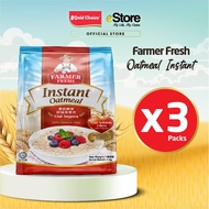 FARMER FRESH Oatmeal Instant - 1kg X 3 Packs [Oat]
