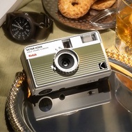 【Kodak 柯達】復古底片相機 半格機 H35N 條紋綠色