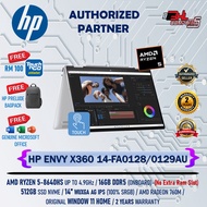 HP ENVY X360 FA0128/0129AU [Ryzen 5-8640HS/16GB DDR5/512GB SSD NVME/W11] Basic Gamers Laptop