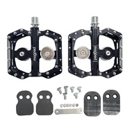 Magped Road 1 Road 2แป้นถีบจักรยานแป้นเหยียบแม่เหล็ก200n อะลูมินัมอัลลอยแกนไททาเนียมทำจาก CNC ป้องกั