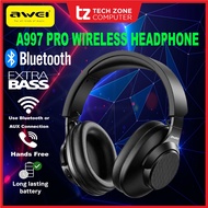 AWEI A997 PRO ANC Wireless Headphones Bluetooth Earphones Foldable Gaming Sport Headphone with Mic