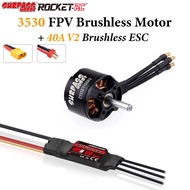SURPASS HOBBY C3530 1100KV 1400KV 1700KV Outrunner Brushless Motor 2-3S With 30A V2 Brushless ESC UB