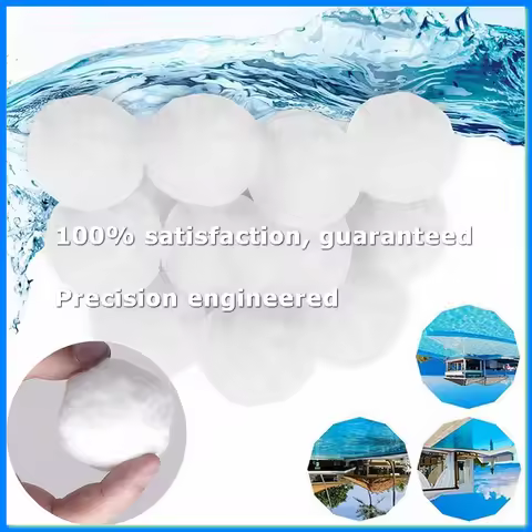 Pool Filter Balls Pool Cleaning Balls Swimming Pool Cleaning Equipment Filter Water Purification Fib