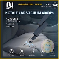 NOTALE PORTABLE CAR VACUUM CLEANER 8000PA CORDLESS WIRELESS