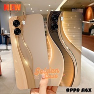 [GCS735] Procamera Macaron Oppo A6x 4G 2025 - Oppo A6 4G/5G - Abstract Gold Cool Current All Types o