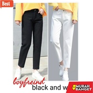 PUTIH HITAM Newest women's Jeans Boyfriend Jeans White 27-40 / Boyfriend Jeans Black / Boyfriend Jea