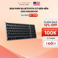 [THƯƠNG HIỆU MỸ] SATECHI Bàn phím bluetooth 5.0 có đèn nền cho M2/ M1 MacBook Pro/Air M2/ M1 iPad Pr