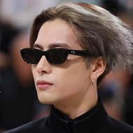 Jackson Wang Same GM Sunglasses Men's Trendy Handsome Fancy Cat's Eye Retro Small Frame Polarized Sun Glasses Fashion