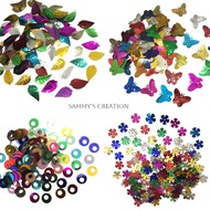 Shiny Sparkling Sequin Leaf Sequin Butterfly Sequin Flower Sequin Round Sequin Circle Sequin Petal S
