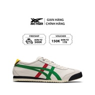 [Genuine] Onitsuka Tiger Mexico Shoes 66'White Green' DL408-1684"