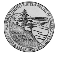 Coin Amerika 5 Cent 2005 comorativ