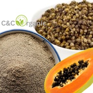Papaya Seeds Powder 木瓜籽粉 250g Pure Tulen Serbuk Biji Betik Organic Papaya Seeds