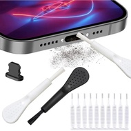 Universal Mobile Phone Charging Port Dust Plug for Mobile phone Port Cleaner Kit Home Computer Keyboard Cleaner Tool Cleaner Brush