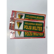 Military Police Long Family PVC Sticker | Army Long Glossy PVC Sticker (1pcs)