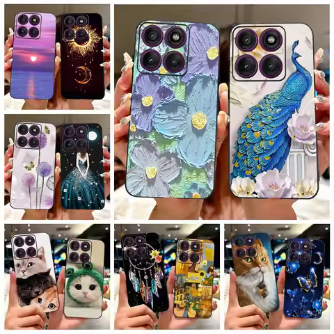 For Motorola Edge 60 Pro Case XT2507-1 New Luxury Painted Cover Soft TPU Phone Case For Motorola Edg