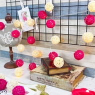 創意燈飾 籐球燈串 插座款 桃花源記 長度3M LED氣氛燈 聖誕節