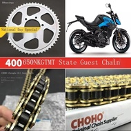 CF Chunfeng motorcycle modified NK400 650NKMTR Guobin sign and set sprocket small wheel tooth plate
