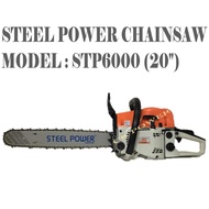 STEEL POWER STP6000 GASOLINE CHAIN SAW 20"