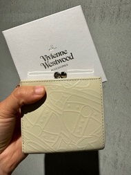 Vivienne Westwood 西太后 浮雕 短夾 口金包 對開 錢包