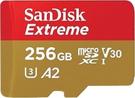 SanDisk 256GB Extreme microSDXC UHS-I Memory Card with Adapter - Up to 190MB/s, C10, U3, V30, 4K, 5K