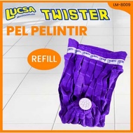 Lucsa Refill Twister Floor Spin Wringer Microfiber Cloth Wringer Twist Mop