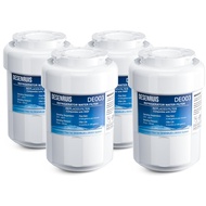 交換用浄水器。GE MWF、SmartWater MWFP、MWFA、GWF、HDX FMG-1、WFC1201、RWF1060、197D6321P006、Kenmore 9991、4個パック。