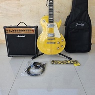Gibson Les Paul Guitar Package Custom, Ampli, Jack Cable and Gigbag Free Original and Trusted Strap
