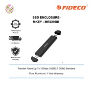 FIDECO(M207CS)-USB 3.1 TO M.2. NVME(NGFF)-BKEY - MR229BK