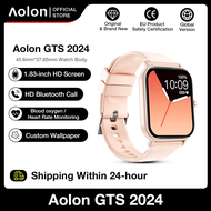 AITO × Aolon 2024 Smartwatch NEW GTS pria dan wanita terbaru 2024 anti air jam tangan olahraga IP67 