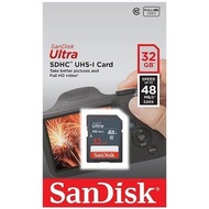 Ultra 32GB Class 10 SDHC UHS-1 Memory Card up to 48MB/s - SDSDUNB-032G SanDisk Ultra 32GB Class 10 S